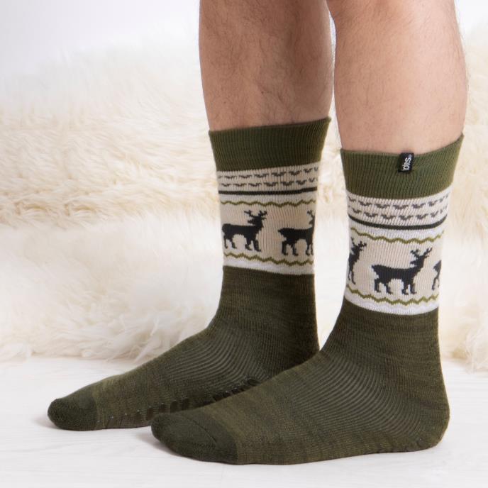totes toasties® Mens Original Novelty Slipper Socks (Triple Pack)  Extra Image 4